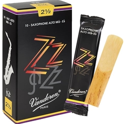 SR4125 Vandoren ZZ Reeds - Alto Saxophone - size 2.5 - box of 10