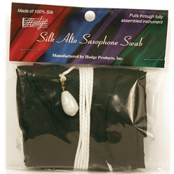 ASB1 Hodge Silk Swabs - Alto Saxophone - Black