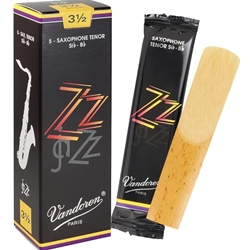 SR4235 Vandoren ZZ Reeds - Tenor Saxophone - size 3.5 - box of 5
